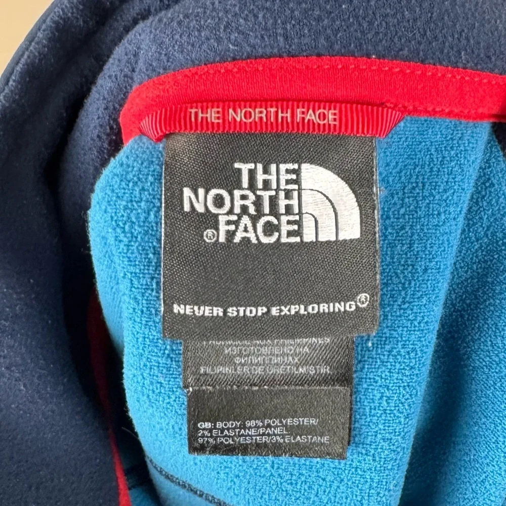 The North Face Men’s Small Navy Blue Half Zip Pullover Fleece Jacket